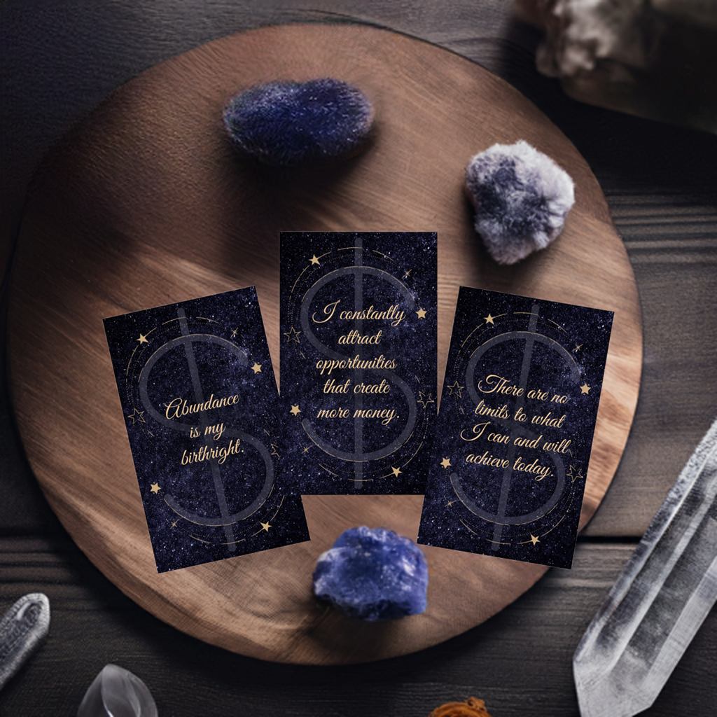 Journey to Wealth Oracle Deck, 54 Money Mantra Cards