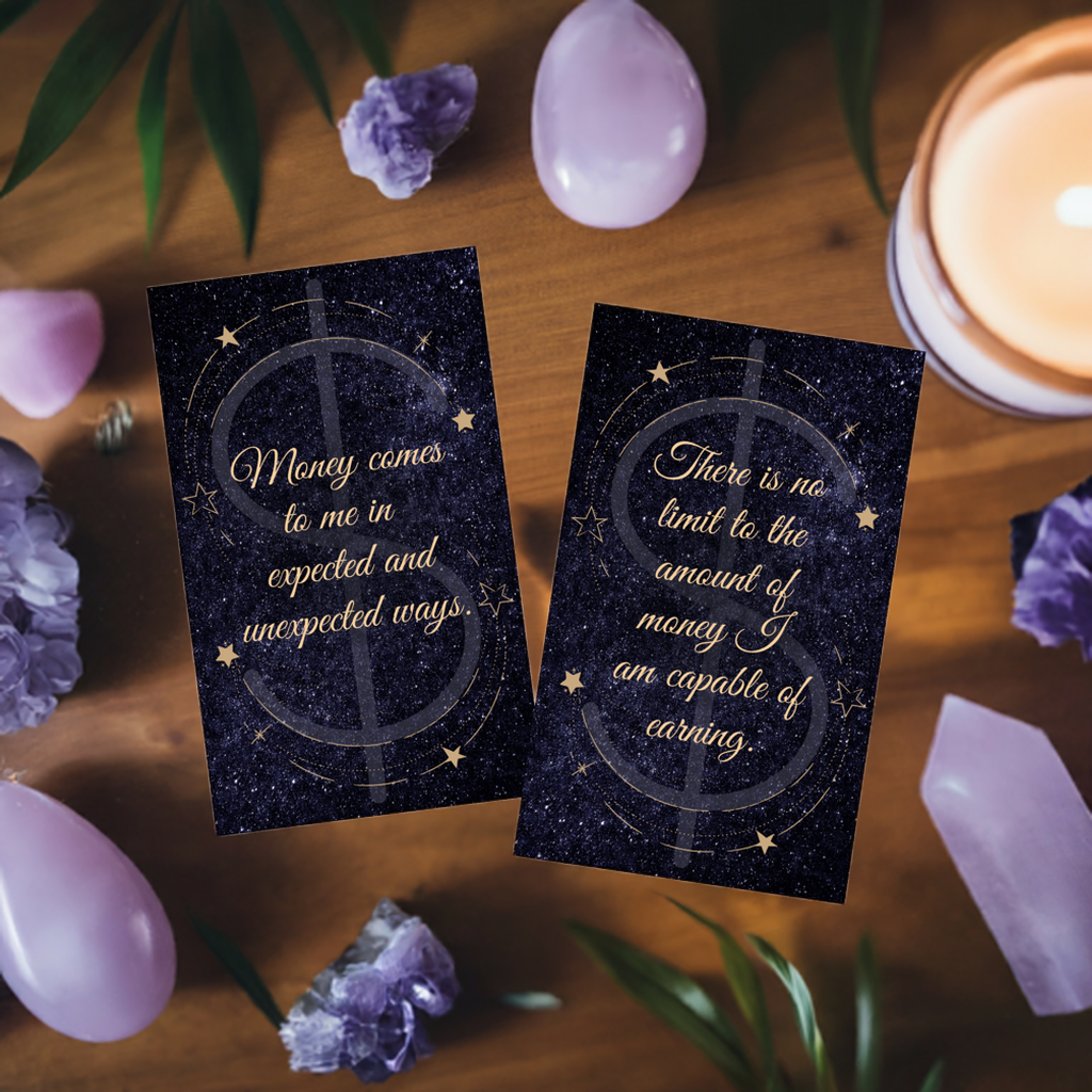 Journey to Wealth Oracle Deck, 54 Money Mantra Cards