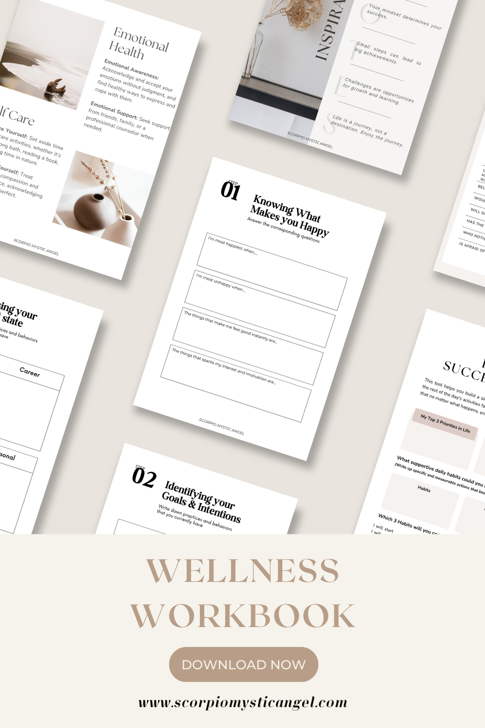 Wellness Digital Workbook - Embrace a Healthier Lifestyle